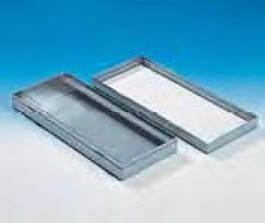 Pince pour couvre objet, en acier inox 4301, à fermeture automatique