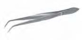 Pince brucelle pointue, en acier inox 18/10