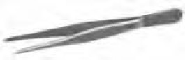 Pince dentée, en acier inox 18/10