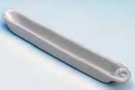 Nacelle de combustion en porcelaine, avec anneau