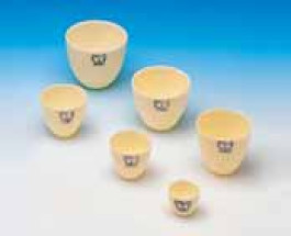 Creuset en alumine ALSINT forme basse Capacité 40 ml Ø sup. 48 mm Ø inf. 20 mm Hauteur 41 mm
