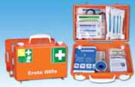 Trousse de premiers soins Type Norme industrielle MT-CD DIN 13169 Largeur 400 mm Prof. 150 mm Hauteur 300 mm