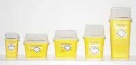 Collecteur de déchets SHARPSAFE®, PP