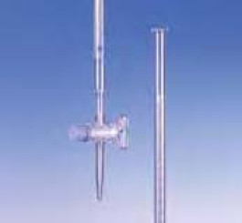 Burette en verre DURAN® à robinet droit Classe AS