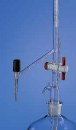 Burette automatique de Pellet BLAUBRAND®, en verre boro 3.3, classe AS
