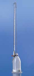 Burette à zéro automatique de Schilling en verre Capacité 50** ml Grad. 0,1 ml Tolérance 0,1 ± ml Volume 1000 ml Hauteur 900 mm