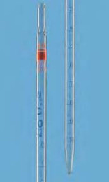 Pipette graduée à écoulement partiel, AR-glas®, classe AS,graduations bleues, type 1