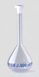 Fiole jaugée, en verre borosilicaté 3.3, classe A, 25 ml