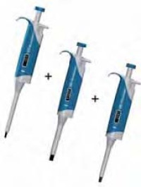 Set de micropipettes digitales LLG Type Set 2 Macro + rack 4 places