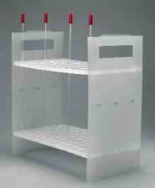 Portoir tubes RMN en polypropylène