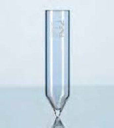 Tube à centrifuger en verre DURAN® à fond conique
