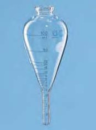 Tube à centrifuger en verre DURAN ® pyriforme gradué ASTM Capacité 100 ml