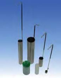 Gobelet avec anse pour cryoconservateurs, en acier inoxydable Ø 44x110 mm