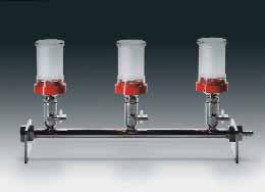 Rampe de filtration en acier inox 3 ou 6 postes
