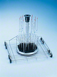 Chariot à injection pour 116 pipettes