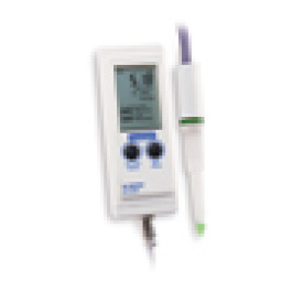 pH/°C-mètre compact étanche spécial agroalimentaire avec électrode à embout conique FC 202D