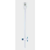 Colonnes de chromatographie, robinet en PTFE ou à pointeau, verre borosilicate 3.3