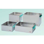 Bain thermostaté isolé, cuve en acier inox, + 150°C