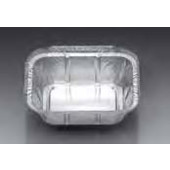 Barquette rectangulaire, en aluminium