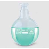 Ballon récepteur, à rodage sphérique, en verre borosilicaté 3.3