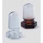 Bouchon creux avec rodage, en verre borosilicaté 3.3
