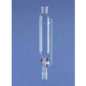 Ampoule de coulée cylindrique avec tube d'équilibrage de pression, en verre borosilicaté 3.3.