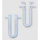 Dessicateur en verre forme U en verre, tube Duran®