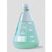 Fiole erlenmeyer à col rodé en verre borosilicaté 3.3