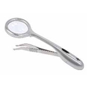 TRIZETTE® Loupe avec pince et éclairage LED