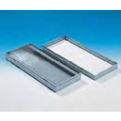 Pince pour couvre objet, en acier inox 4301, à fermeture automatique