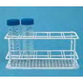 Portoir pour tubes à essais, en fil de fer revêtu nylon
