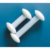 Barreau aimanté forme haltère, PTFE