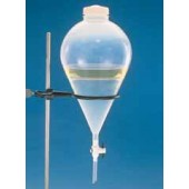 Ampoule à décanter en FEP avec bouchon à vis, Type 4301