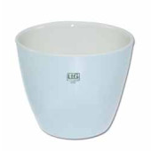 Creuset LLG en porcelaine, forme moyenne, DIN 12904