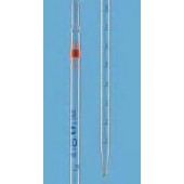 Pipette graduée à écoulement complet, AR-glas®, classe AS, graduation bleue, type 3.