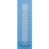 Eprouvette USP, verre borosilicaté 3.3, forme haute, classe A, graduation bleue 2000 ml