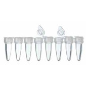 Tubes PCR LLG, barrettes de 8 avec bouchons individuels, PP