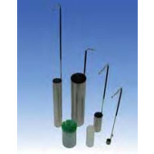 Gobelet avec anse pour cryoconservateurs, en acier inoxydable Ø 37x110 mm
