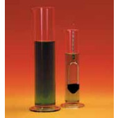 Eprouvette pour densimètre, en verre